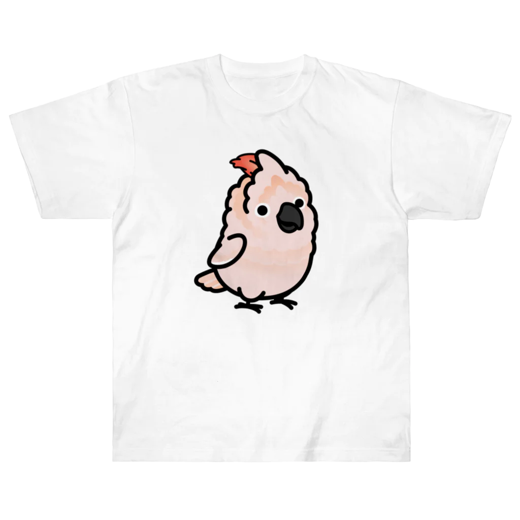 Cody the LovebirdのChubby Bird オオバタン ヘビーウェイトTシャツ