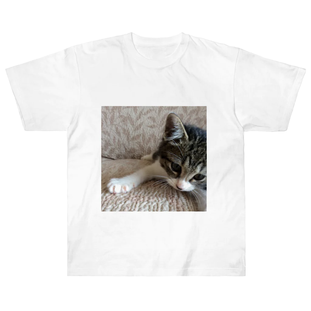南の島のにゃんこのこねこのパル～南の島のにゃんこ～ Heavyweight T-Shirt