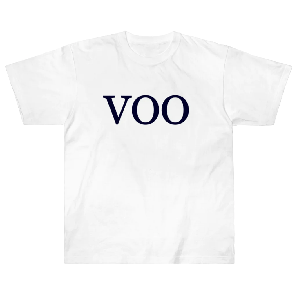 ニポトレ本舗☆投資家とトレーダーに捧ぐのVOO for 米国株投資家 ヘビーウェイトTシャツ