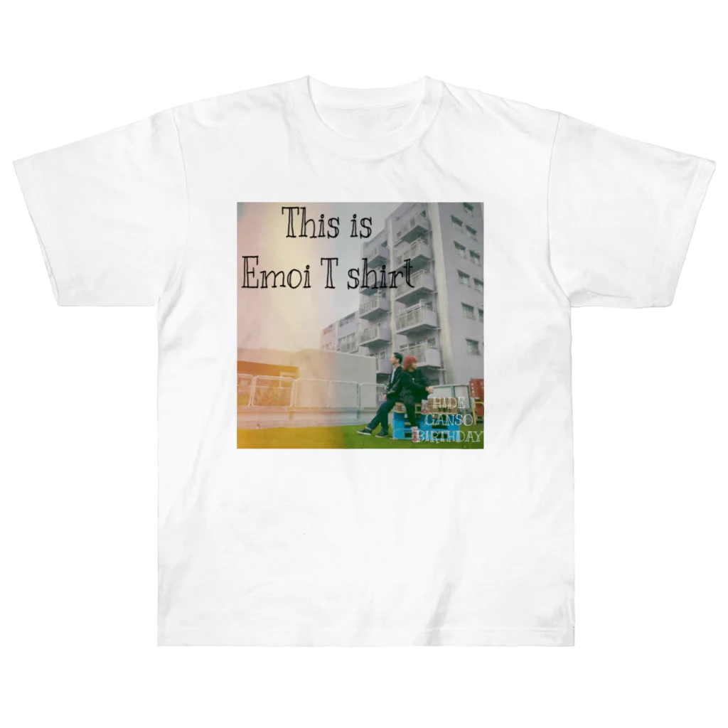 HIDEがんそ生誕SHOPのEmoi T shirt ヘビーウェイトTシャツ