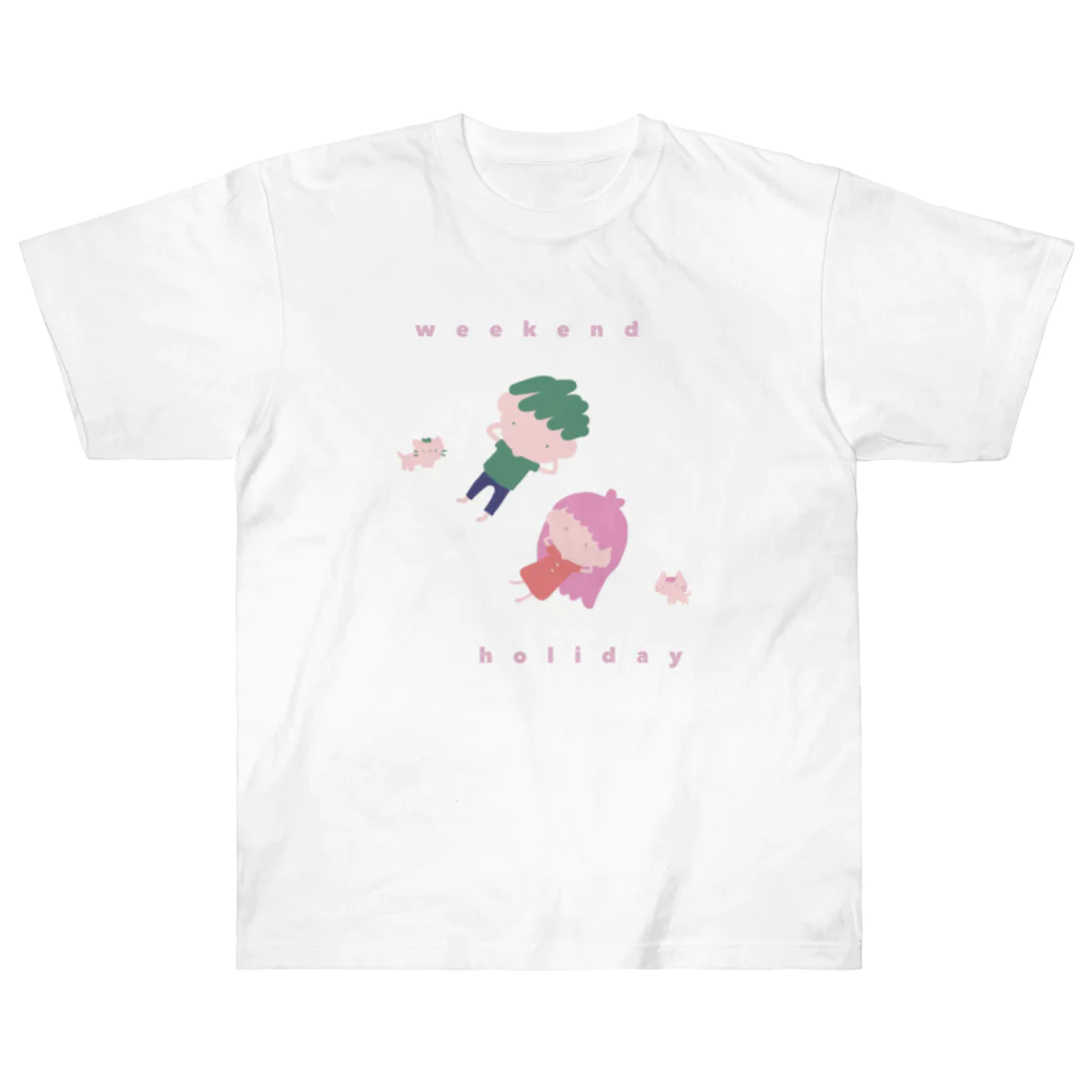 rurugirlのウィークエンドホリディ Heavyweight T-Shirt