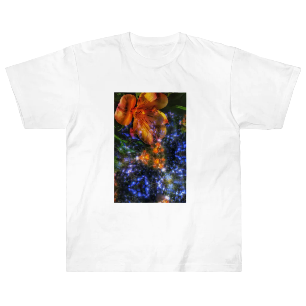 Natsumex Teleido-WorksのGarden-spring- ヘビーウェイトTシャツ