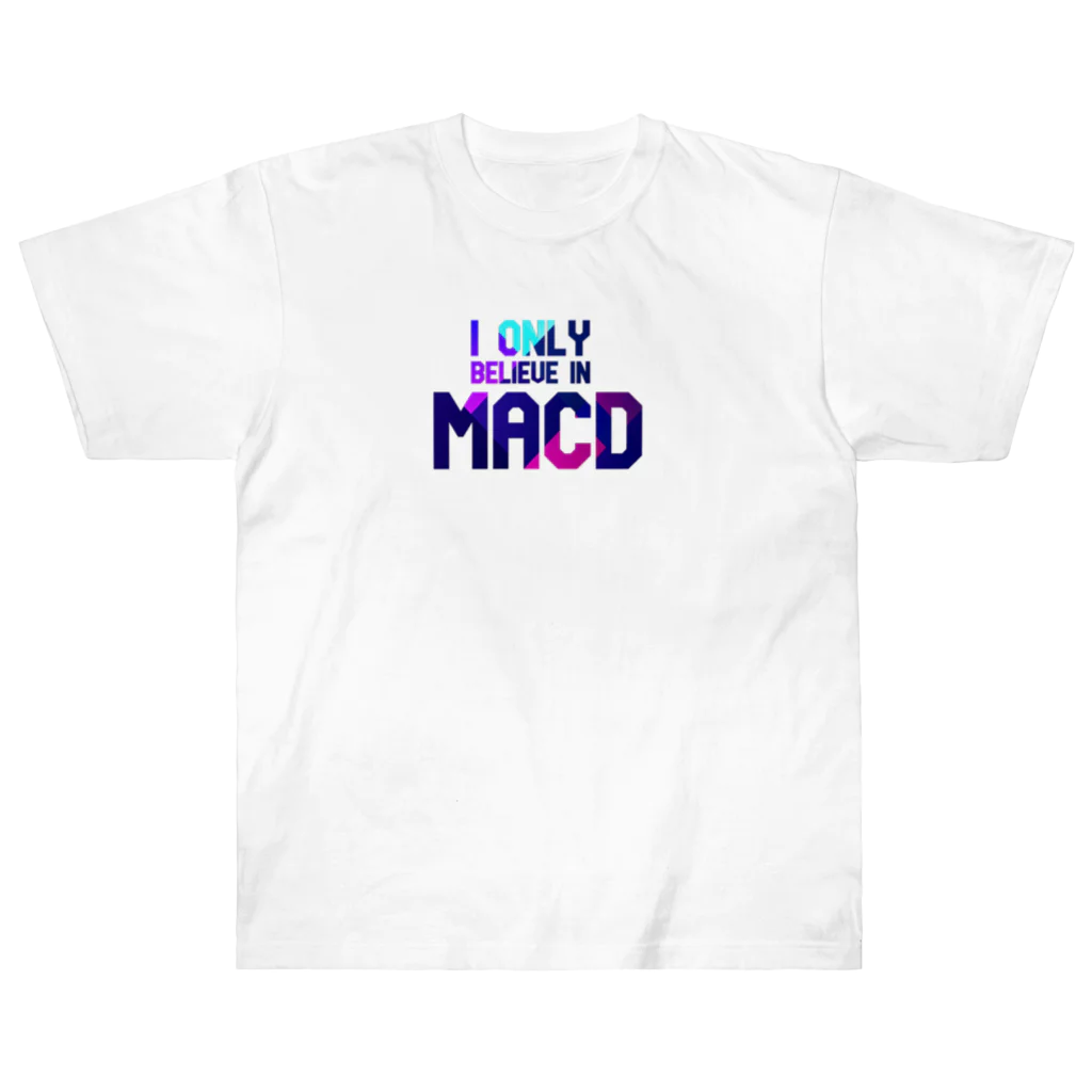 ニポトレ本舗☆投資家とトレーダーに捧ぐのMACDで攻めるトレーダー。グラデVer5 Heavyweight T-Shirt