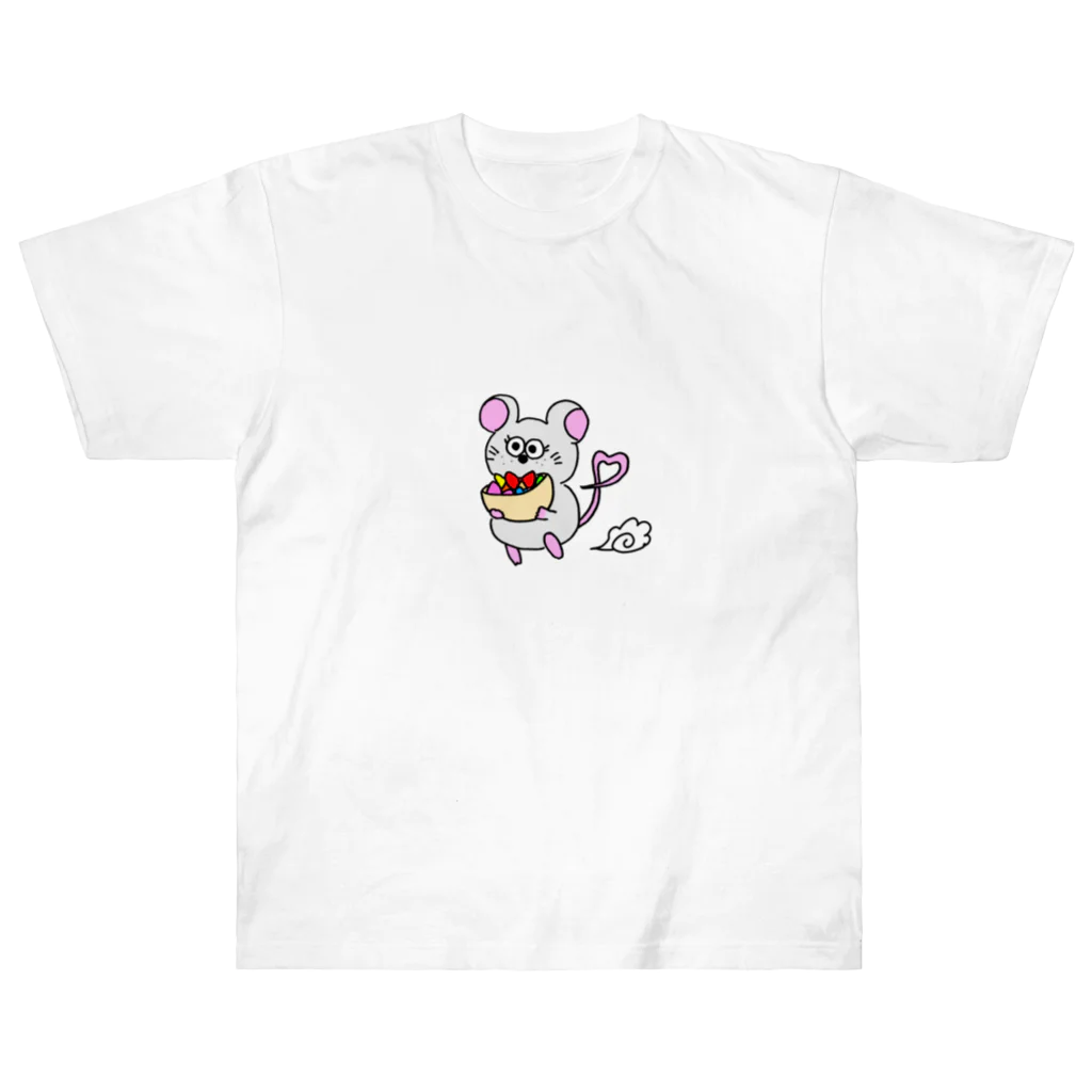 ＹＭＳＯのリボンネズミ ヘビーウェイトTシャツ