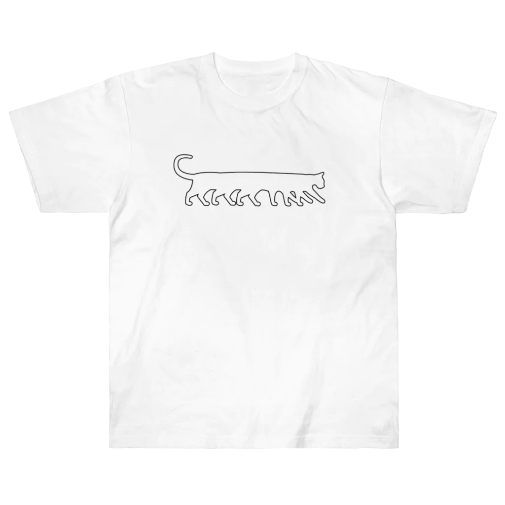 サトオのパノラマ撮影失敗ネコ Heavyweight T-Shirt