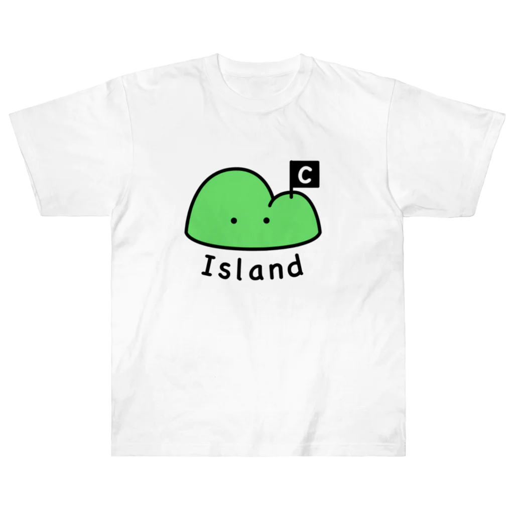 _Island_のIslandアイコン ヘビーウェイトTシャツ