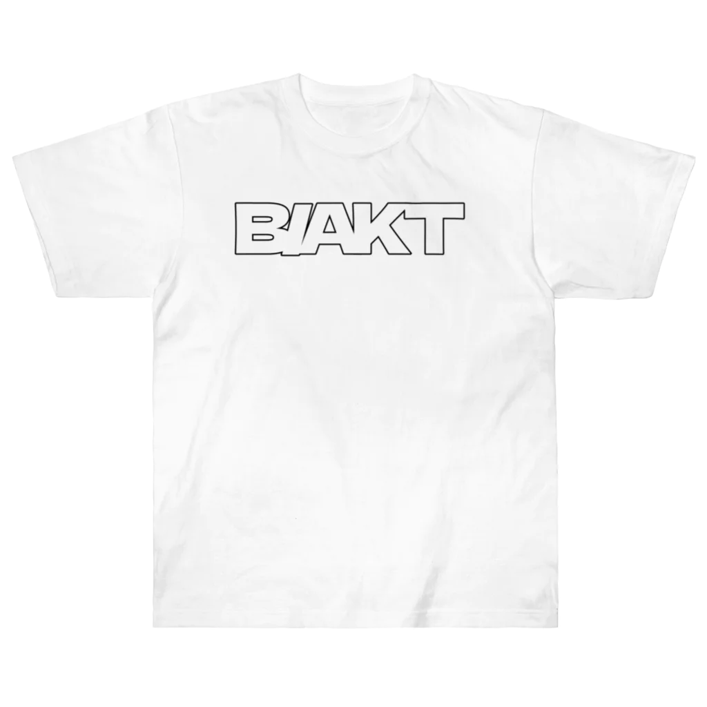 B/AKTのB/AKT　中抜きロゴ ヘビーウェイトTシャツ