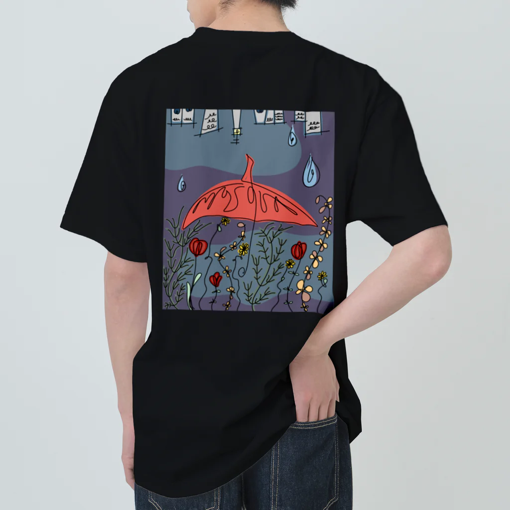 ffguujvgyyの【noix】夜の雨 Heavyweight T-Shirt