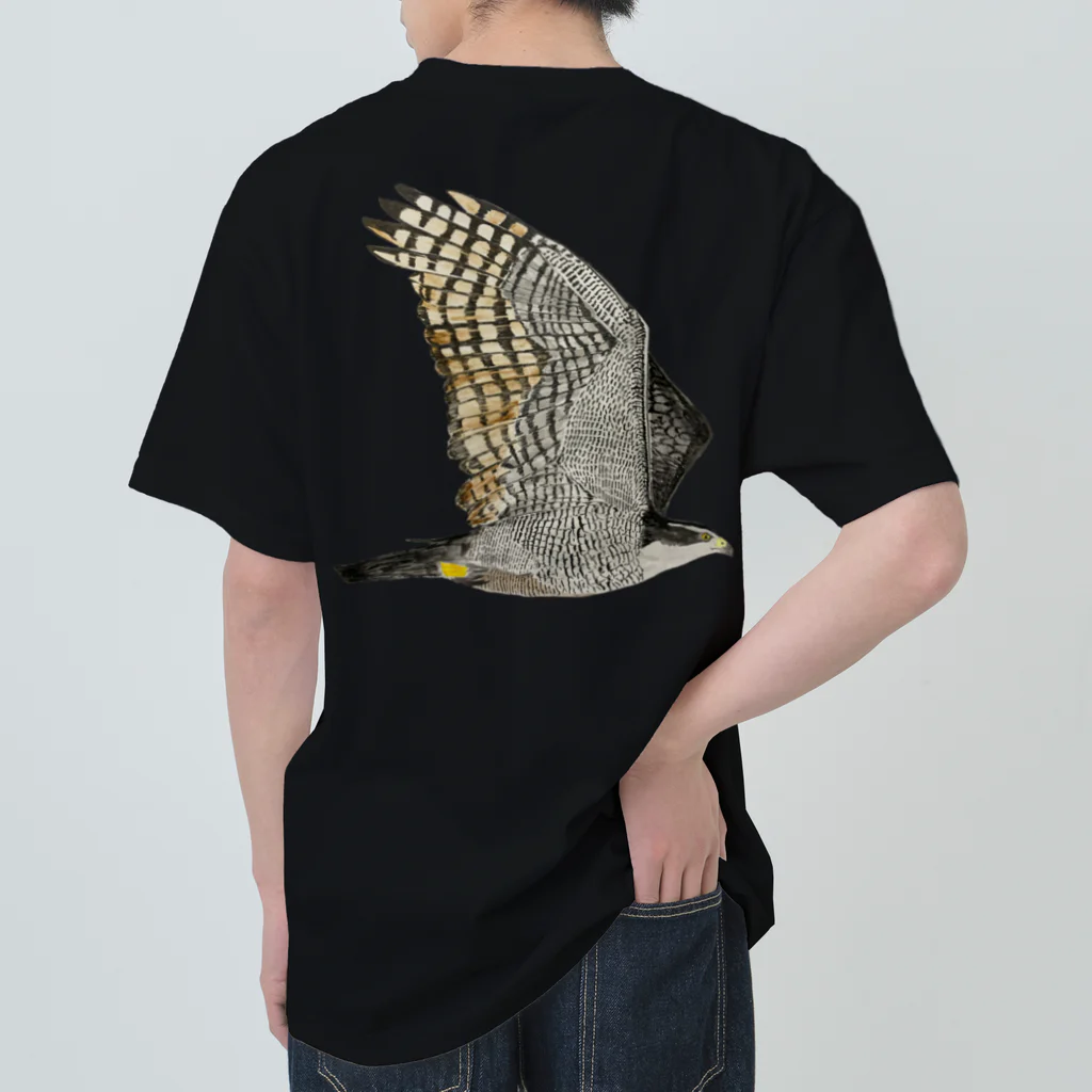 Coshi-Mild-Wildのオオタカ　飛ぶぞ🦅🪶 Heavyweight T-Shirt