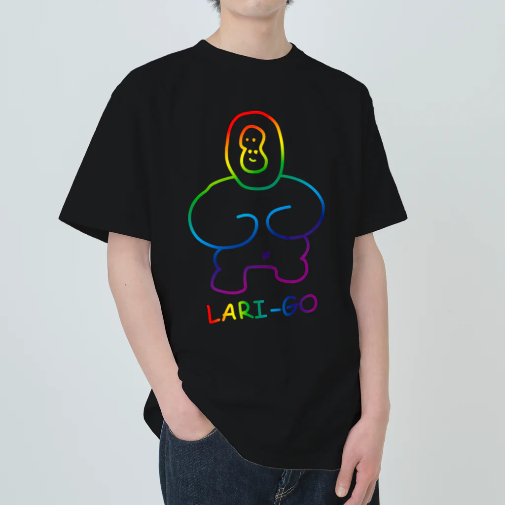 1ウッホのLARI-GO *RAINBOW* ヘビーウェイトTシャツ