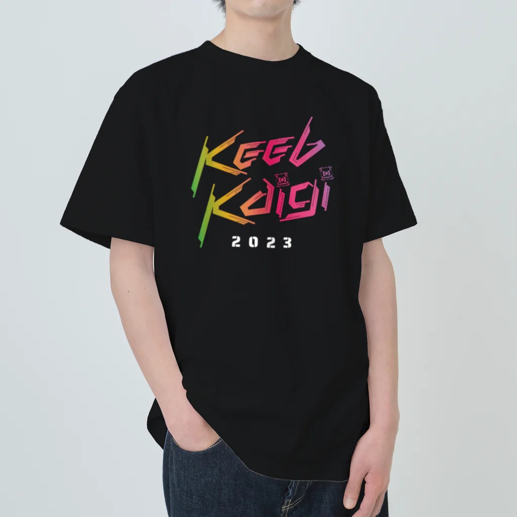 (\( ⁰⊖⁰)/) esaのKeebKaigi Official Swag (with backprint) #keebkaigi  ヘビーウェイトTシャツ