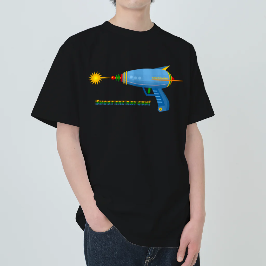 Teal Blue CoffeeのShoot the ray gun! ヘビーウェイトTシャツ