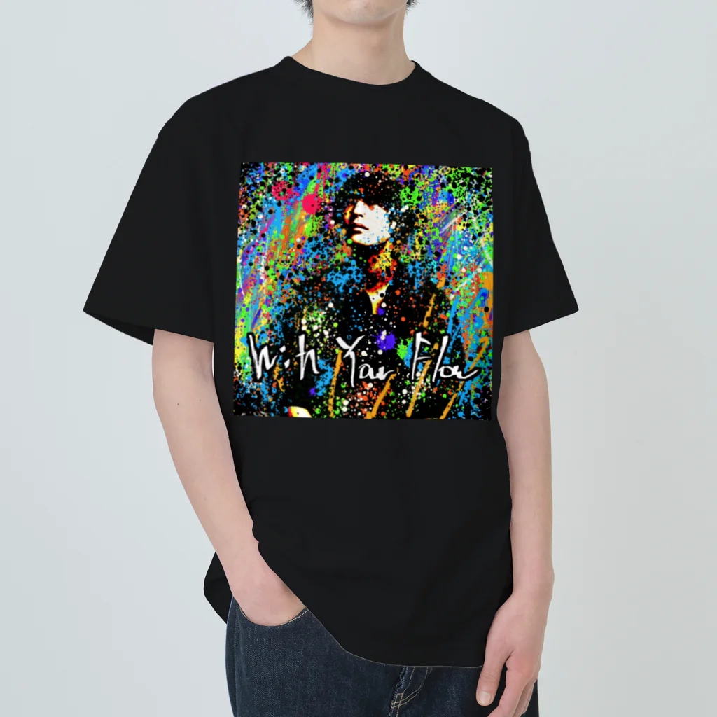 ojyojyoの大曲貴斗　With Your Flow ヘビーウェイトTシャツ