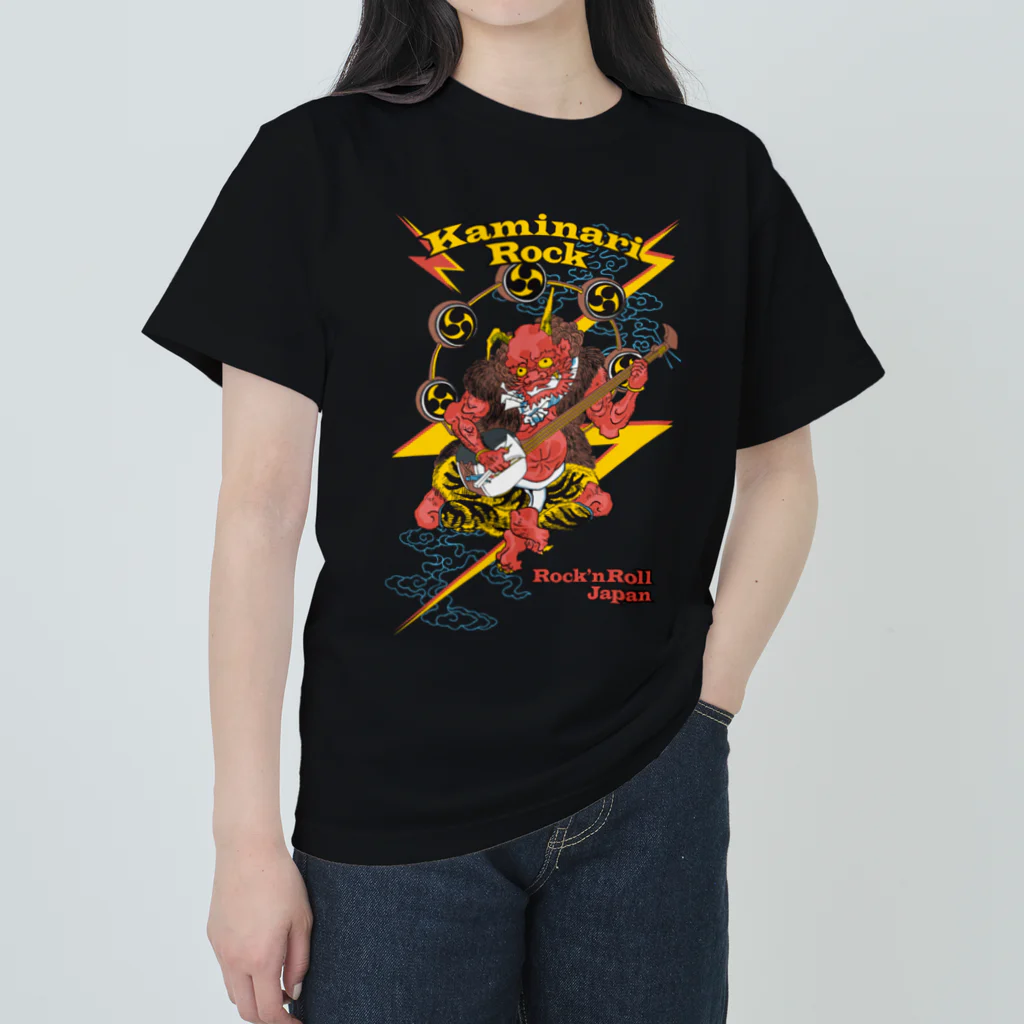 HIGEQLOのKaminari Rock ヘビーウェイトTシャツ