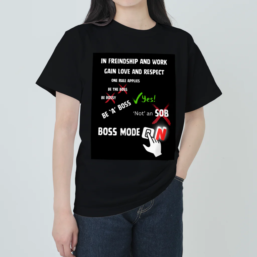 WizardWearのBOSS mode ON ヘビーウェイトTシャツ