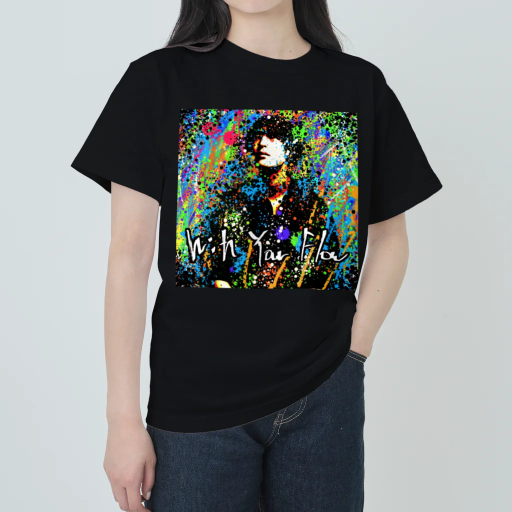 ojyojyoの大曲貴斗　With Your Flow ヘビーウェイトTシャツ