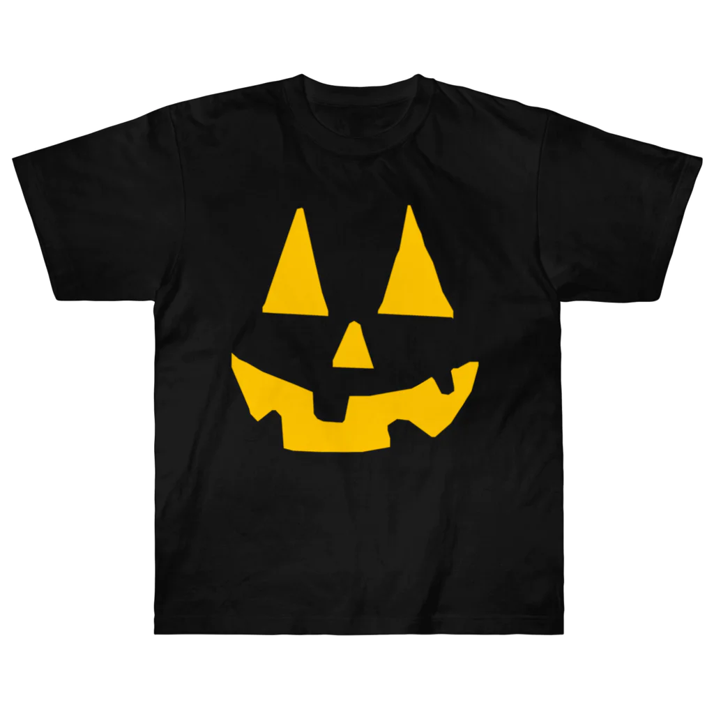 CIPANGOのハロウィン ジャック・オ・ランタン ブラックボディ Heavyweight T-Shirt