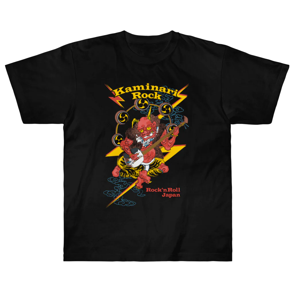 HIGEQLOのKaminari Rock ヘビーウェイトTシャツ