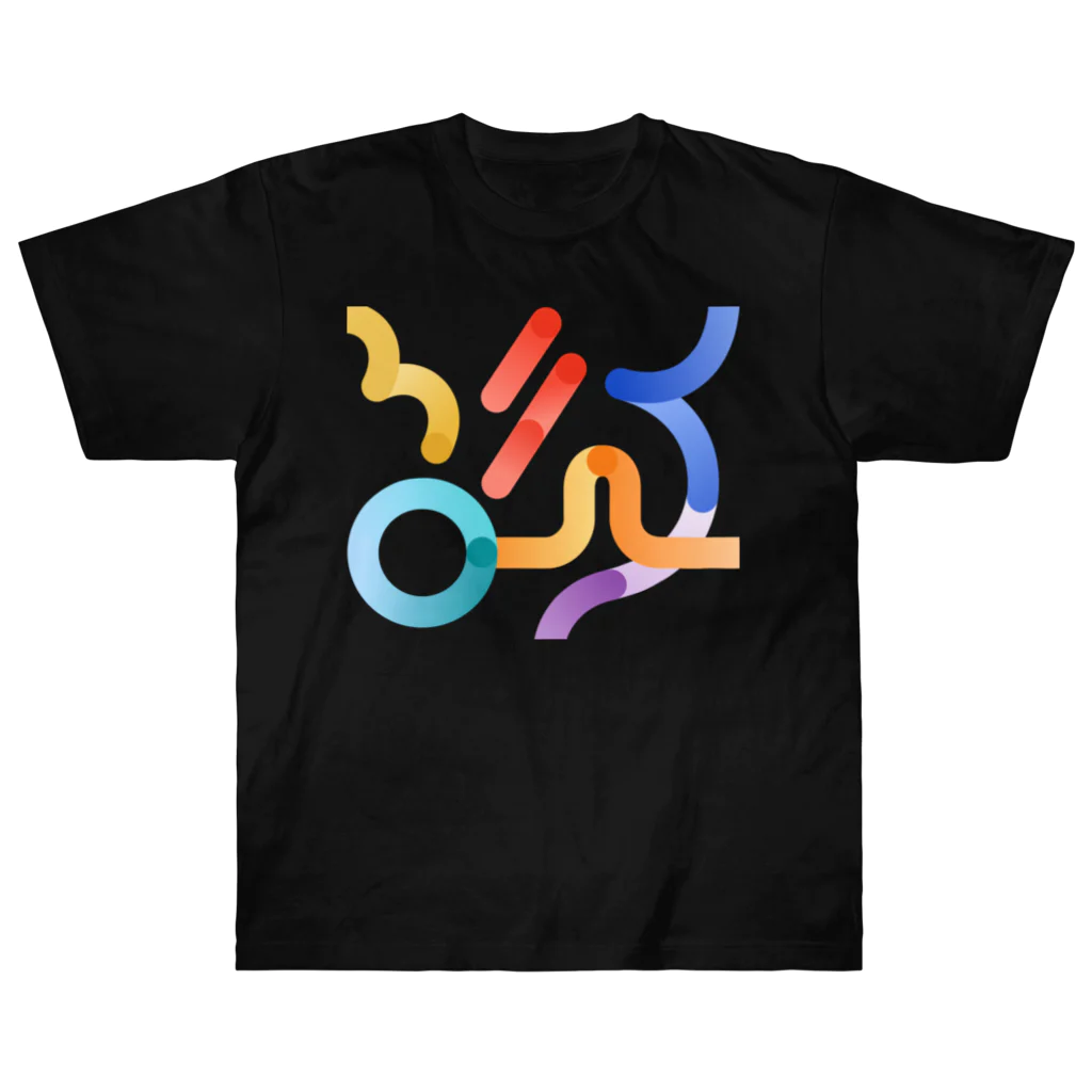 colormeshopの軌跡・背面ロゴ：white ヘビーウェイトTシャツ