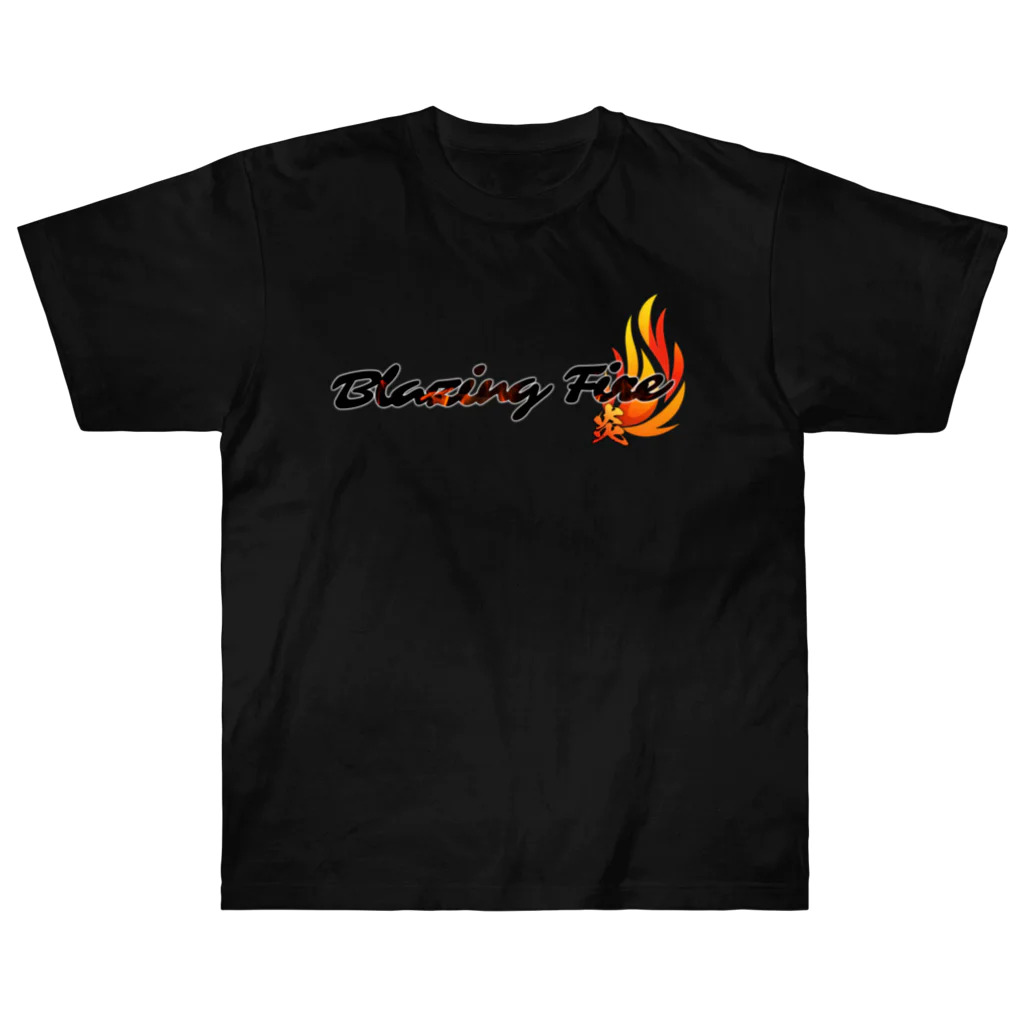 ArayashikI_Japanの炎-Blazing Fire-【濃色系アパレル】 Heavyweight T-Shirt