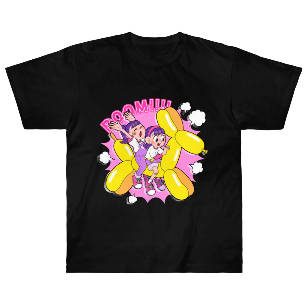 おおつきあやのBALLOON DOG Heavyweight T-Shirt