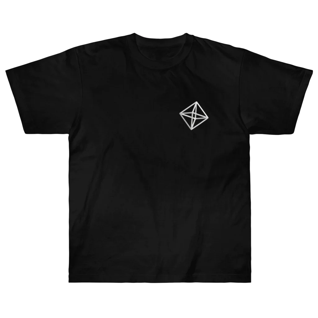 くらりのRegular Octahedron (胸元) Heavyweight T-Shirt