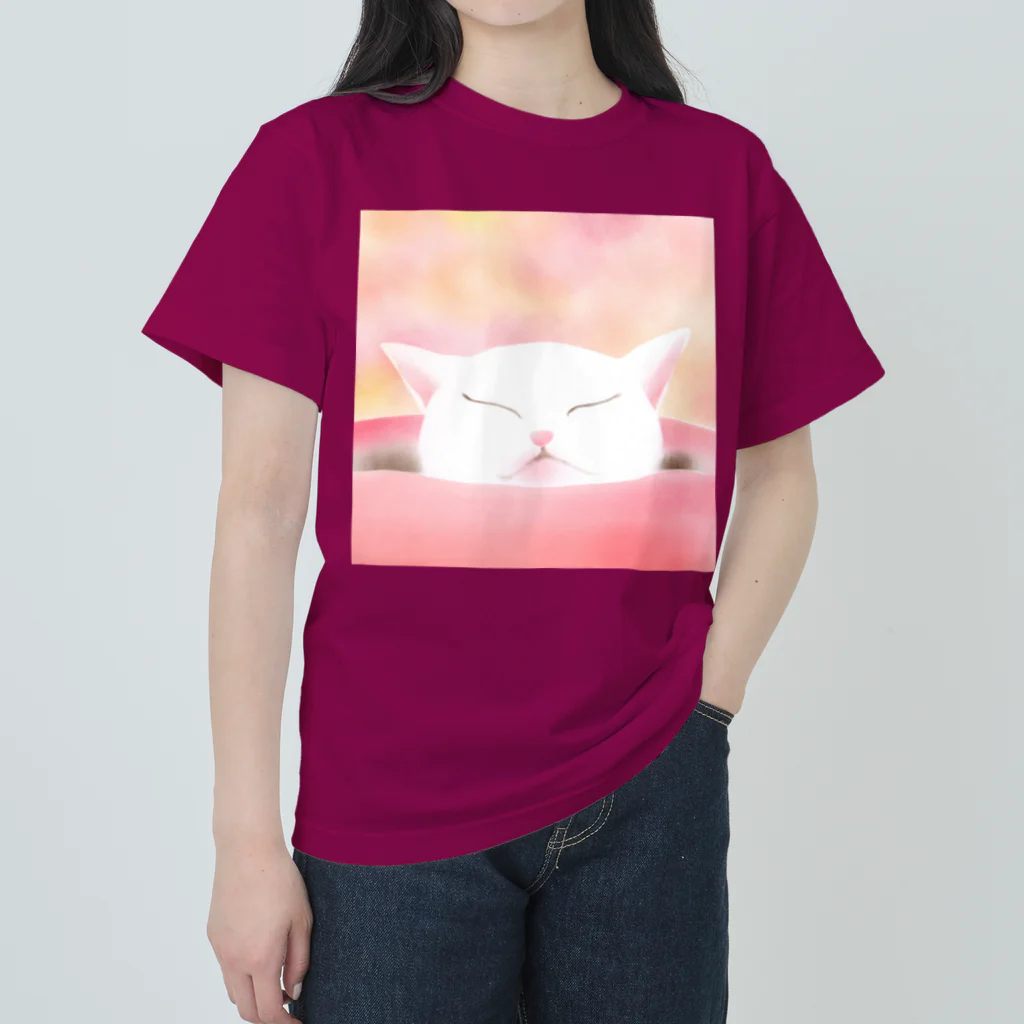 ミズノ リエ　グッズのあごのせ寝 Heavyweight T-Shirt