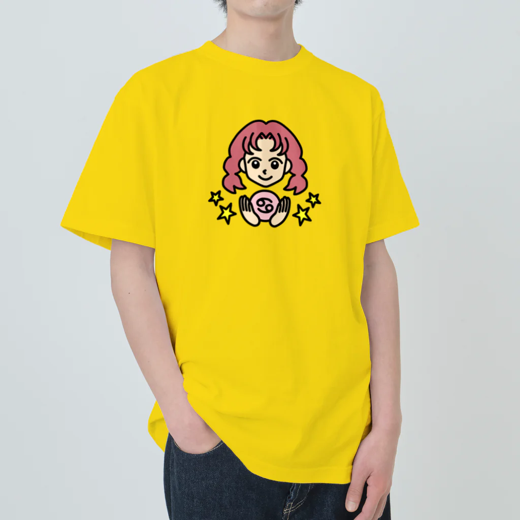 Yukarinaの星座ショップのかに座♋ Heavyweight T-Shirt