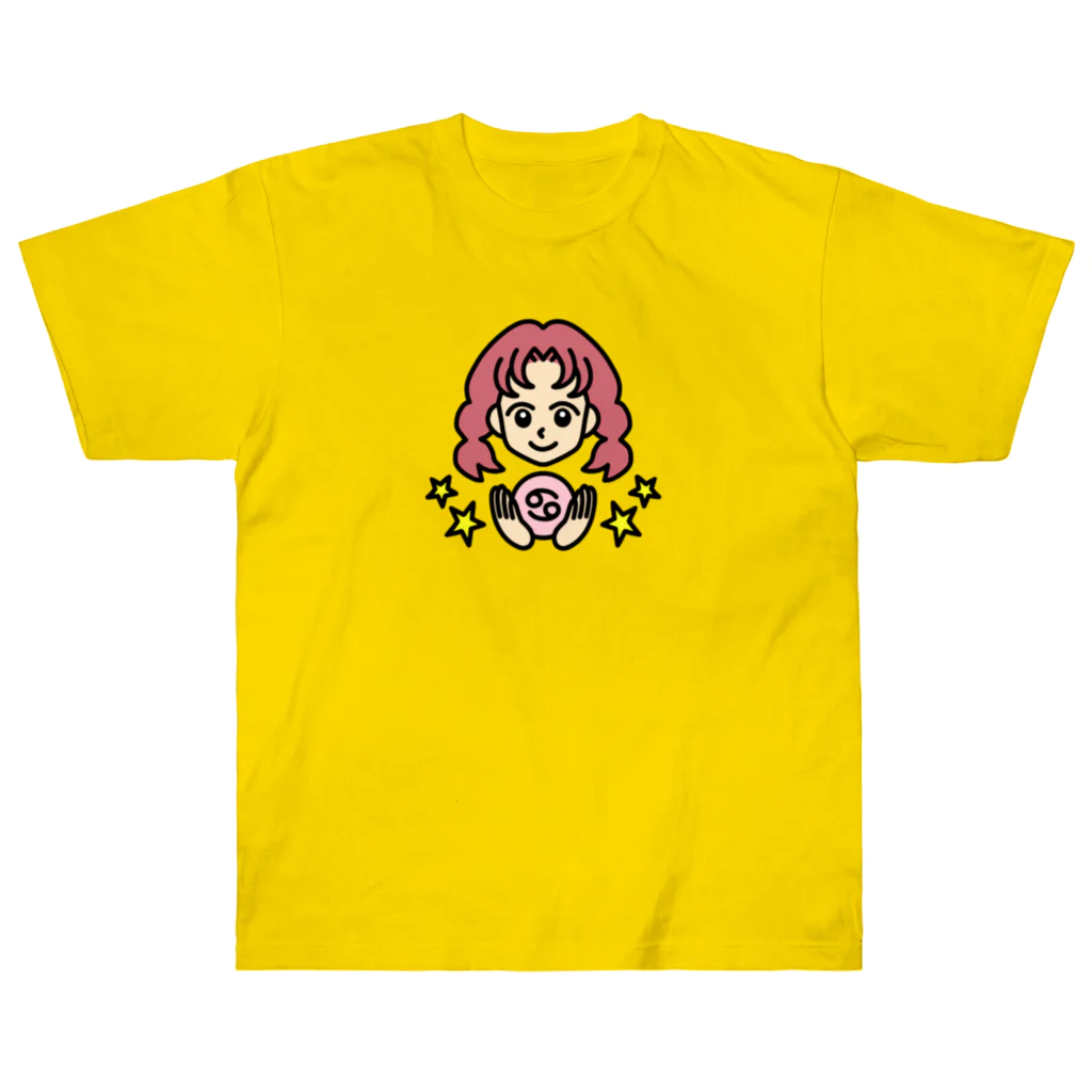 Yukarinaの星座ショップのかに座♋ Heavyweight T-Shirt