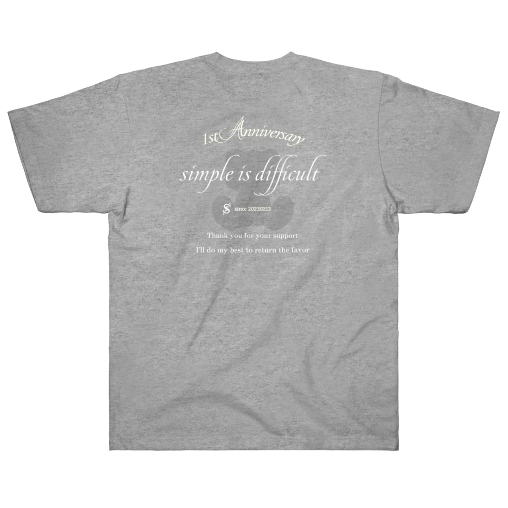 s.i.d.のS.I.D.１周年記念限定商品 Heavyweight T-Shirt