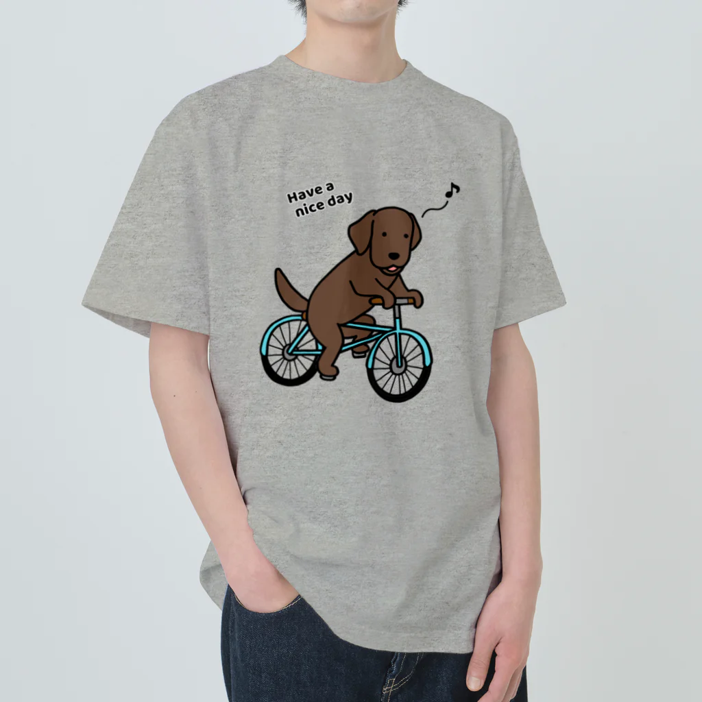 efrinmanのbicycleラブ チョコ Heavyweight T-Shirt