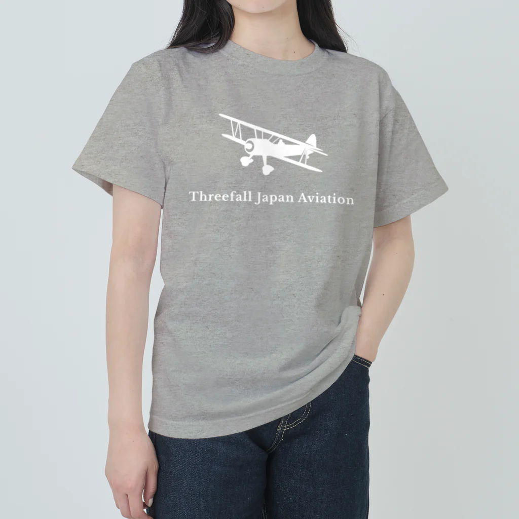 Threefall Japan Aviationの【Threefall Japan Aviation 】Tシャツ ヘビーウェイトTシャツ