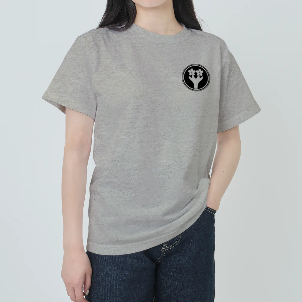 Sakura Beetleの[Sakura Beetle Logo] サクラビートル　ロゴ ヘビーウェイトTシャツ