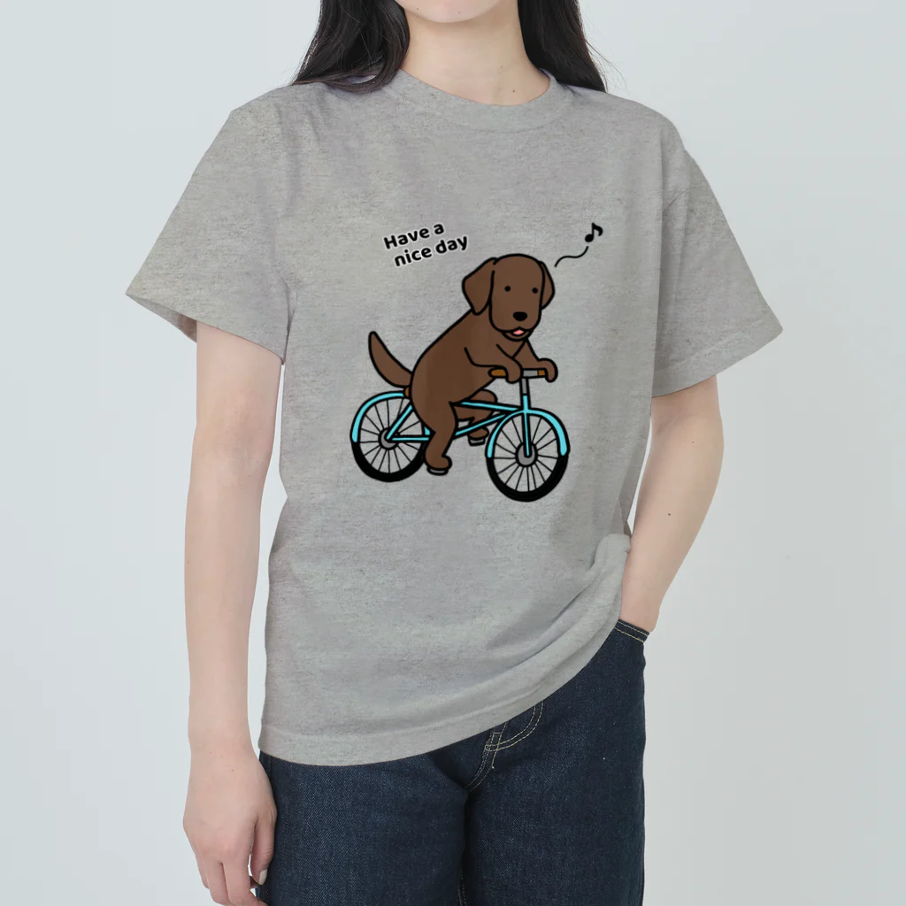 efrinmanのbicycleラブ チョコ ヘビーウェイトTシャツ