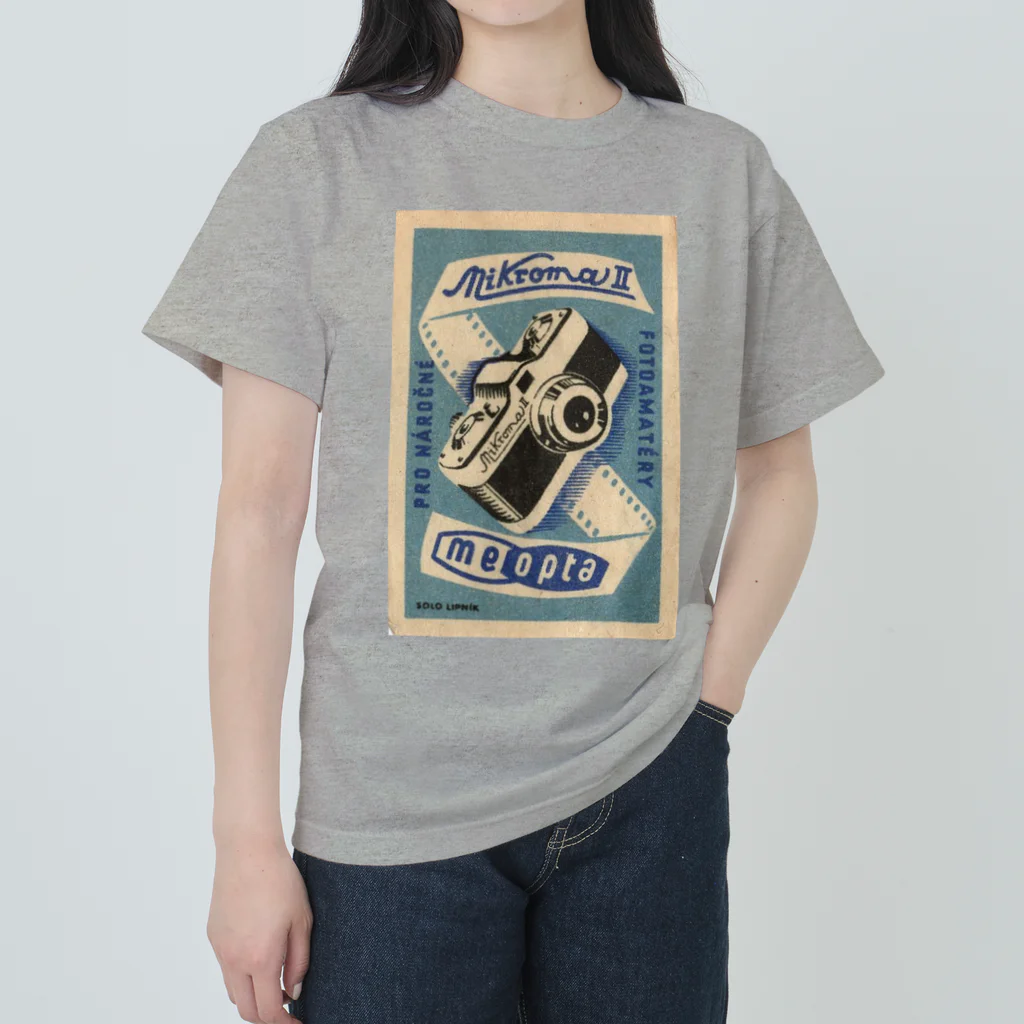 YS VINTAGE WORKSのチェコ　カメラ　MEOPTA Mikroma II ヘビーウェイトTシャツ