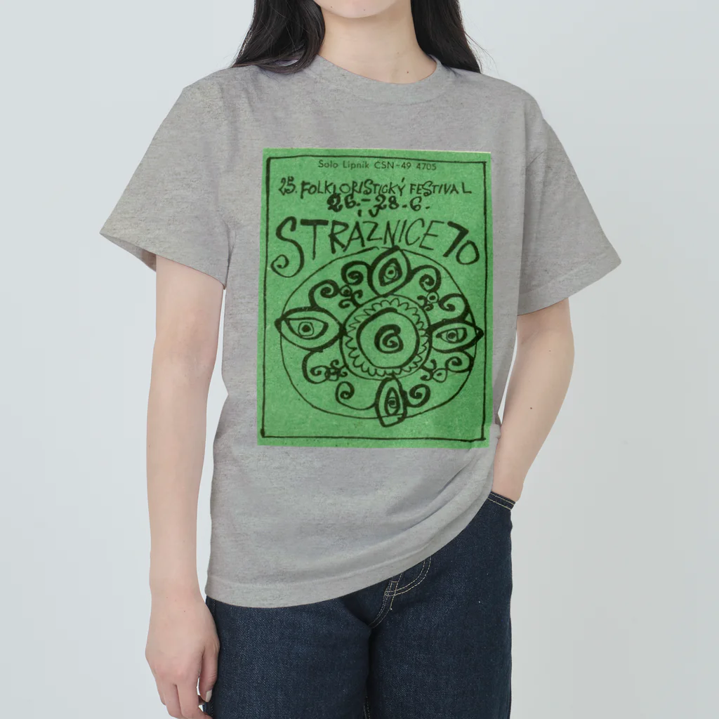 YS VINTAGE WORKSのチェコ・モラヴィア地方　フォークロア・フェスティバル Heavyweight T-Shirt