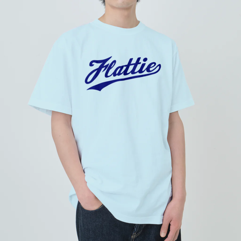 JEWEL's FARMのFlattie  カレッジロゴ風 （N） Heavyweight T-Shirt