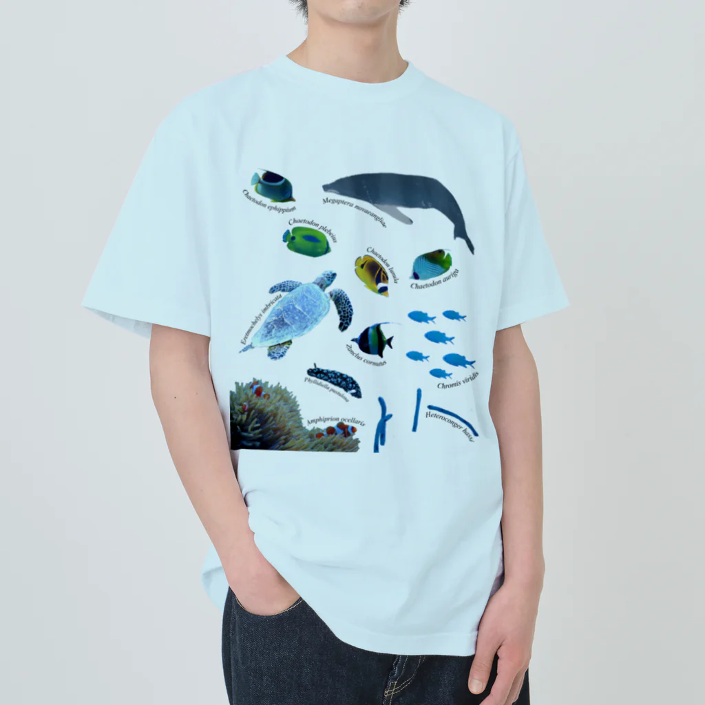 L_arctoaの沖縄の海の生き物 Heavyweight T-Shirt