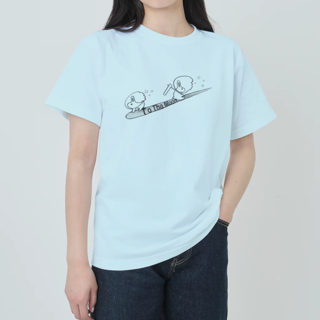 TsuchiyakaのMILKY WEY TRIP(To the moon) ヘビーウェイトTシャツ