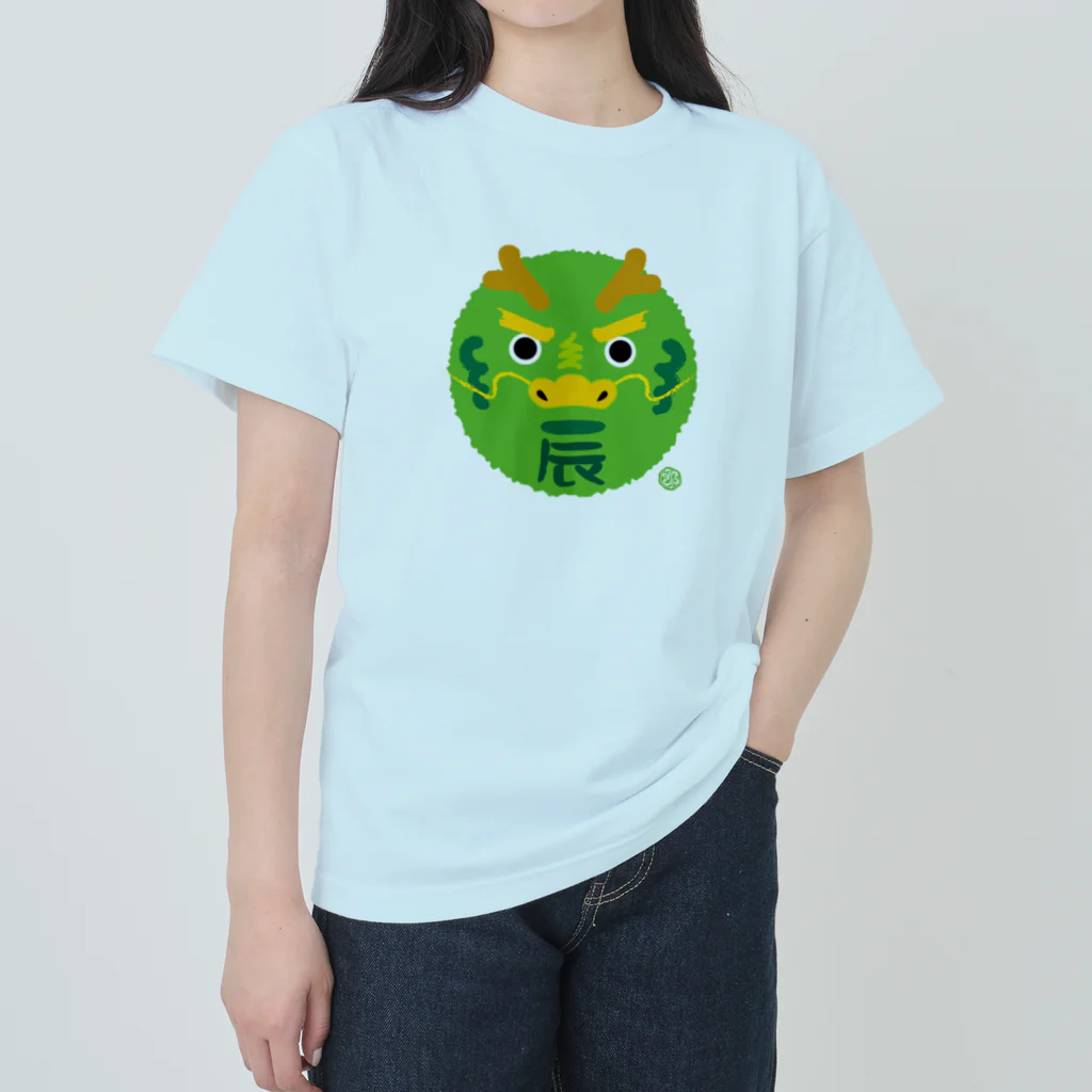 Atelier Pomme verte の竜の顔 Heavyweight T-Shirt