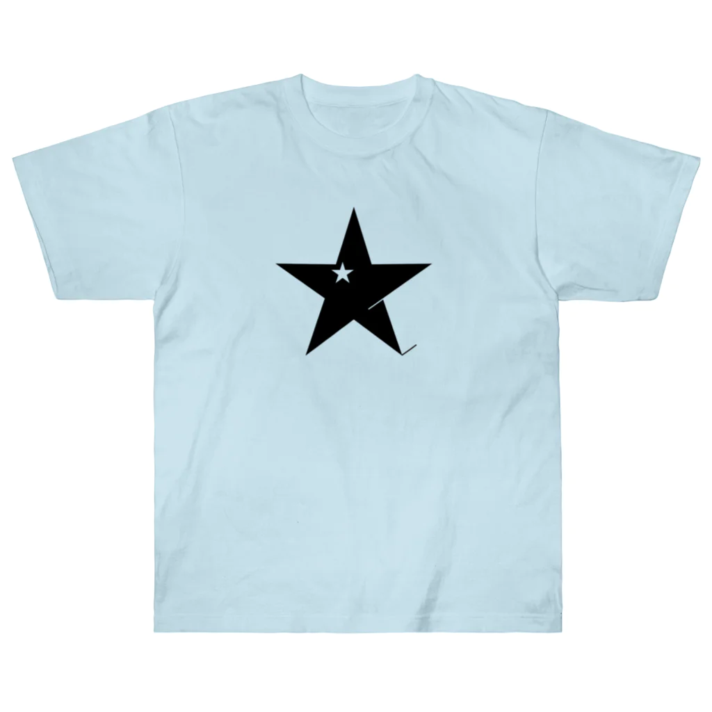 ShibuTの黒の流星（black meteor） ヘビーウェイトTシャツ