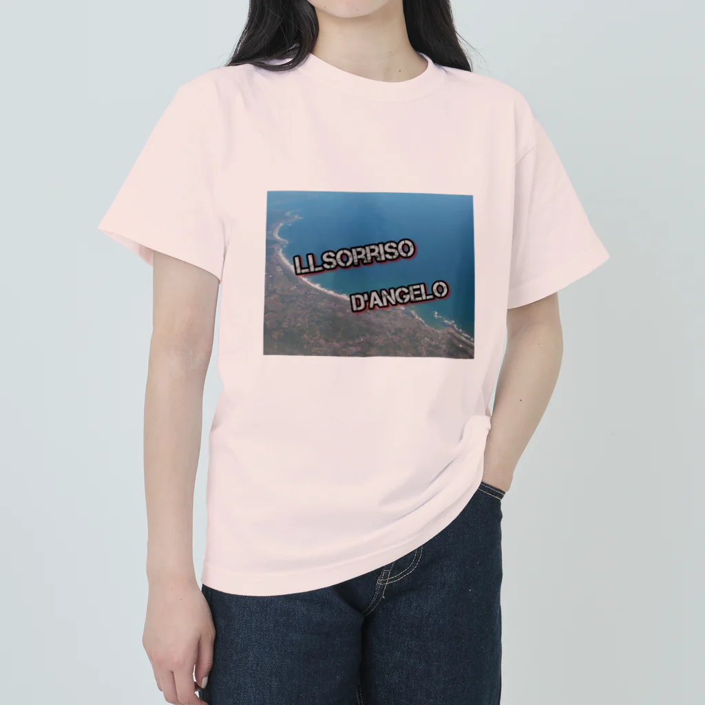 K&Kの上空からの景色(文字あり) Heavyweight T-Shirt