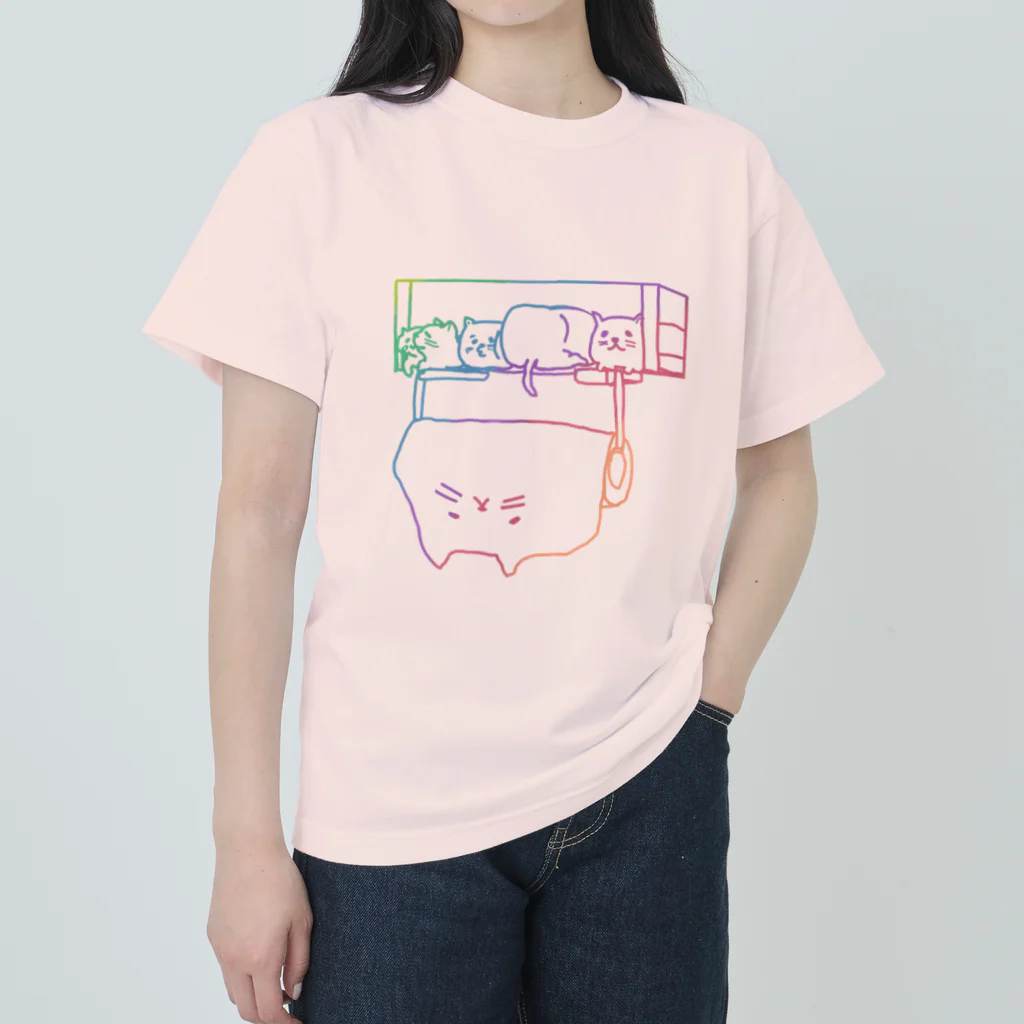 ロジローのキッチン用品ネコ化計画 Heavyweight T-Shirt