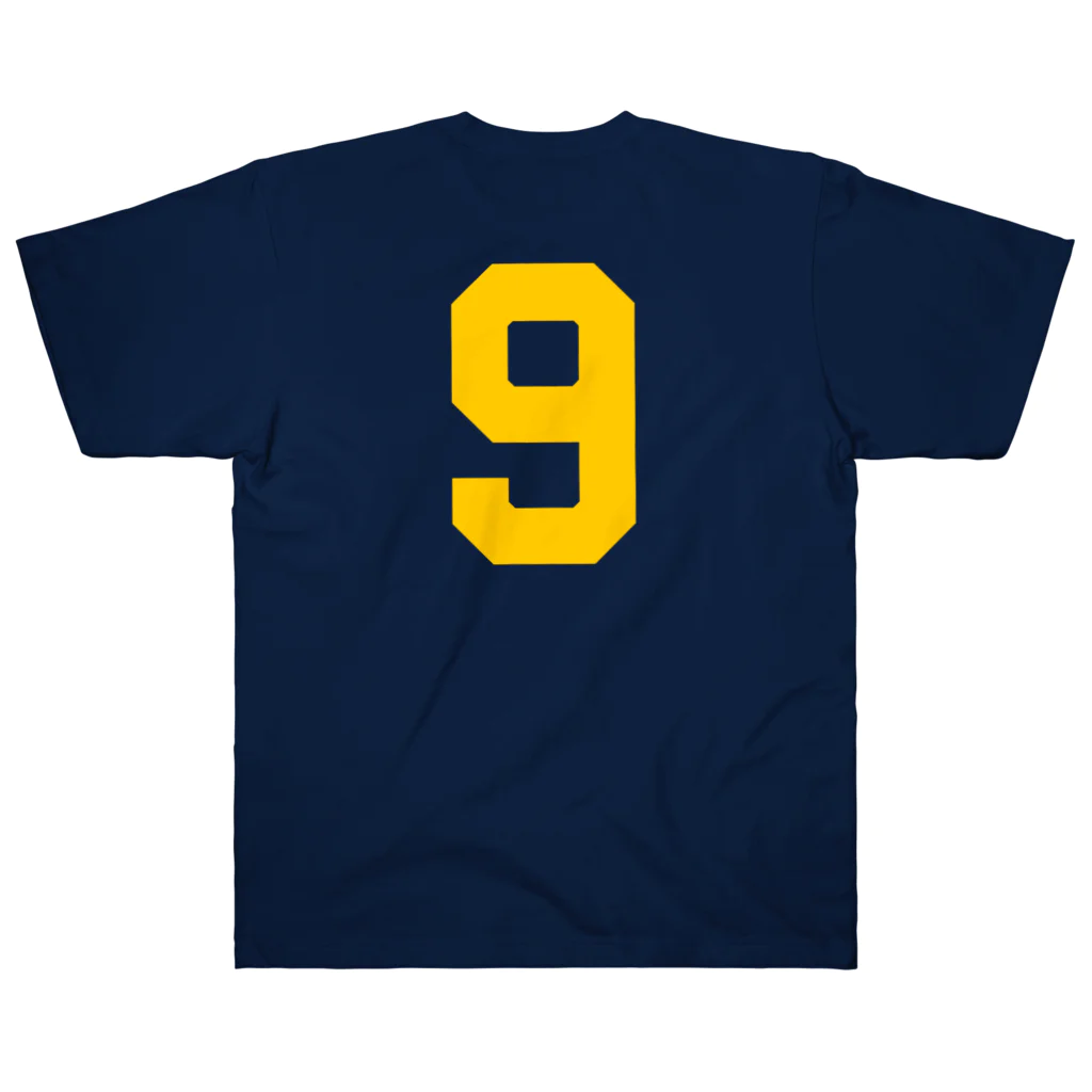 Tシャツ・カットソー HINDUSTRIE T-SHIRT G.18 (49482) 9条TシャツB 文字色:黄 Heavyweight T-Shirt by SubjecTees