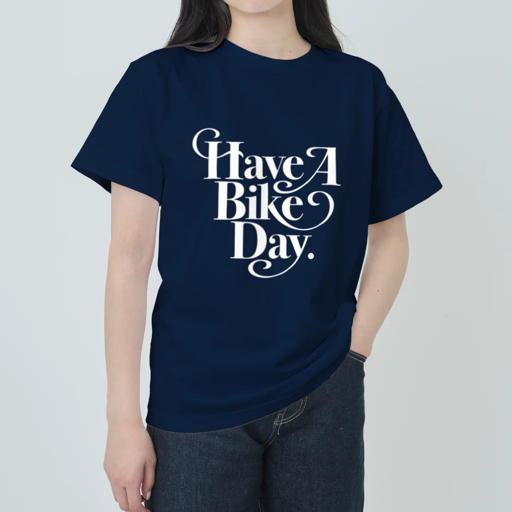 HAVE A BIKE DAY. ＠ SUZURIのHABD logo ヘビーウェイトTシャツ