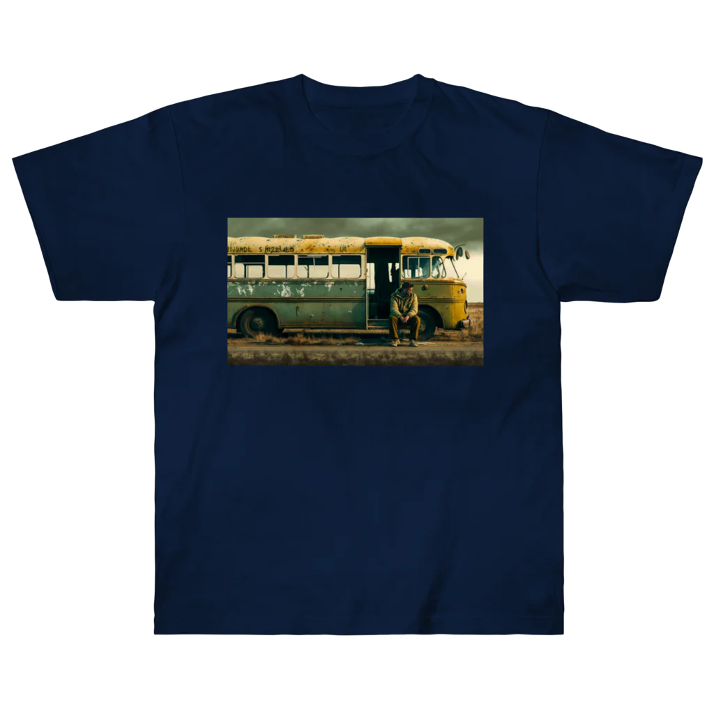 MiraCode　(by AI design)のBus   (by AI design) Heavyweight T-Shirt