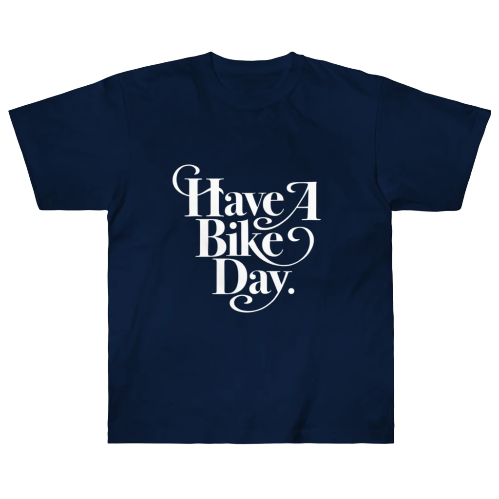 HAVE A BIKE DAY. ＠ SUZURIのHABD logo ヘビーウェイトTシャツ