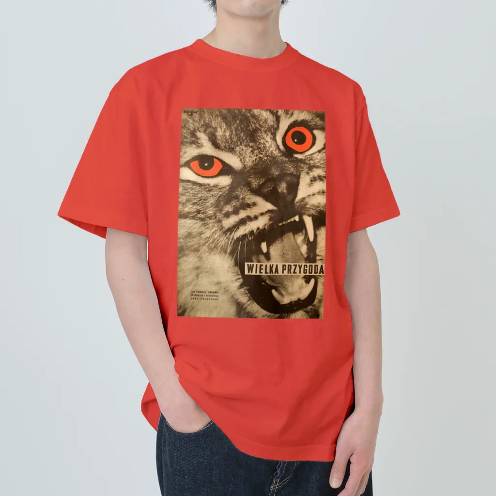 YS VINTAGE WORKSのポーランド 1953年　"The cat has orange eyes" ヘビーウェイトTシャツ