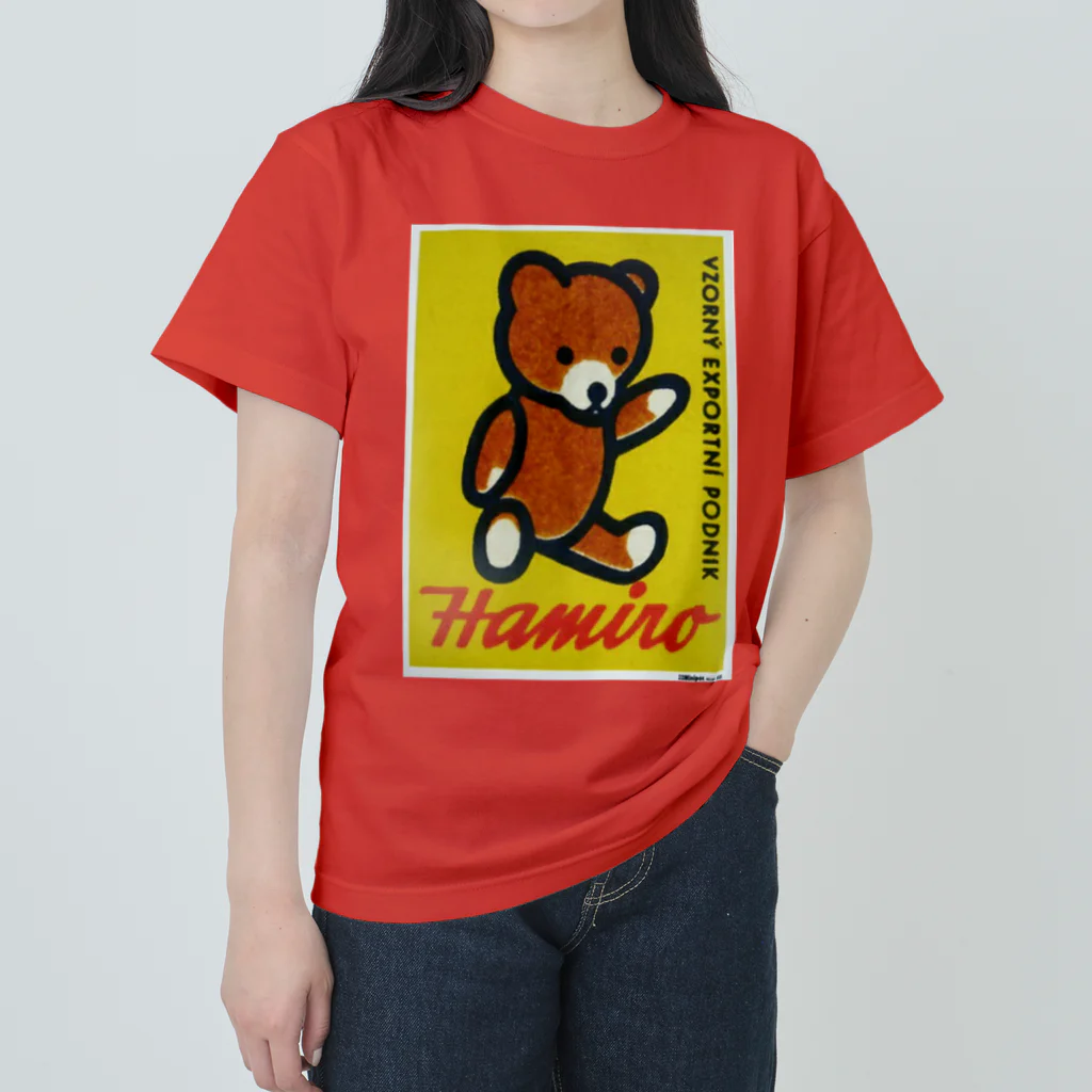 YS VINTAGE WORKSのチェコ　テディベア　くま ヘビーウェイトTシャツ