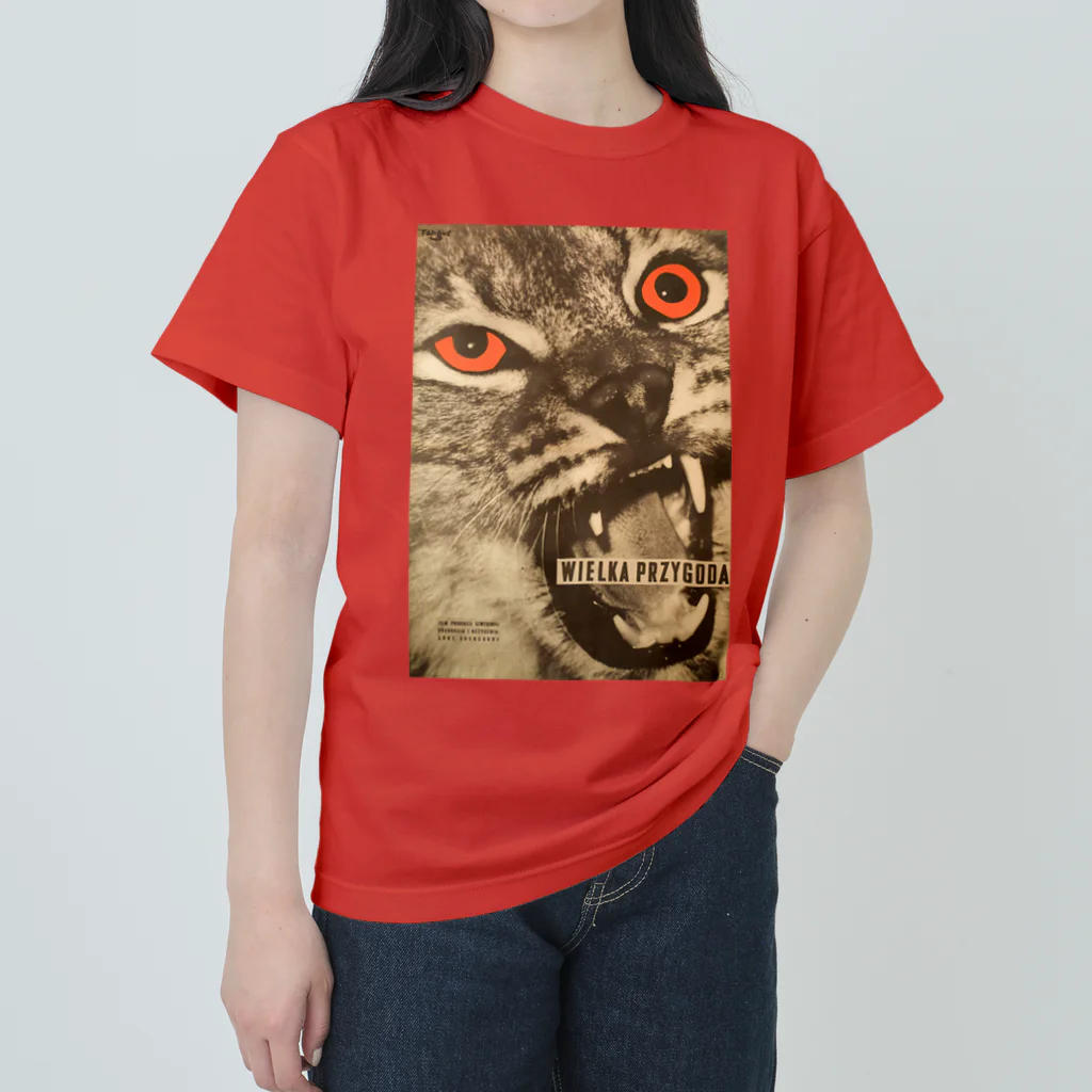 YS VINTAGE WORKSのポーランド 1953年　"The cat has orange eyes" ヘビーウェイトTシャツ